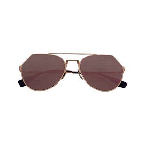 Fendi gold Mirrored Aviator sunglasses